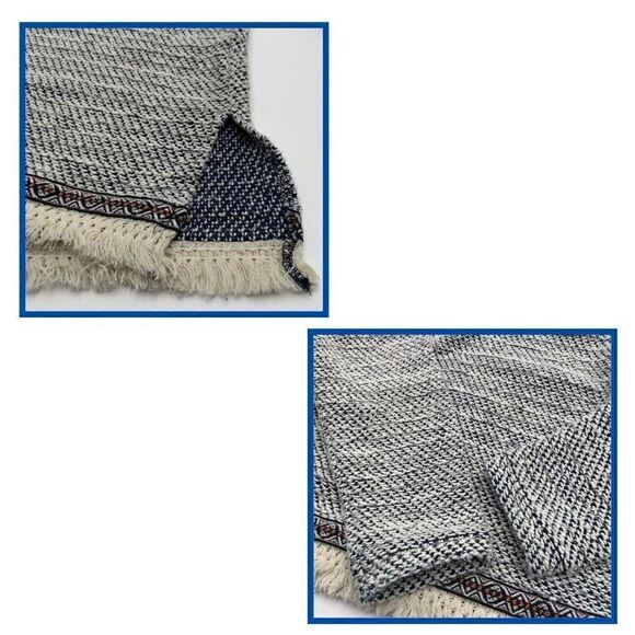 Lottie Tweed Crochet Pattern with Fringes at the bottom hem Sweater, Sz 12/14 - Picture 7 of 9